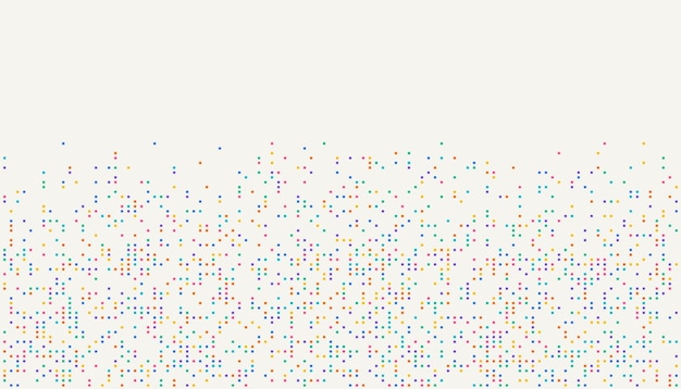 Digital technology background Digital data dots bllue pattern pixel background