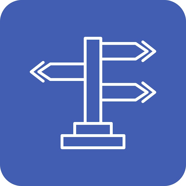 Directional Sign icon vector image Can be used for Wild West