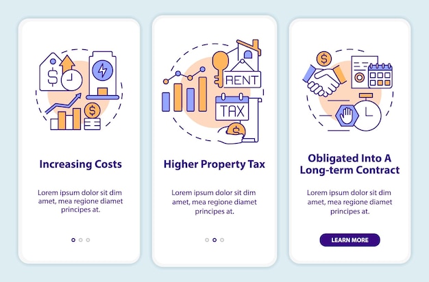 Disadvantages of PPA onboarding mobile app screen