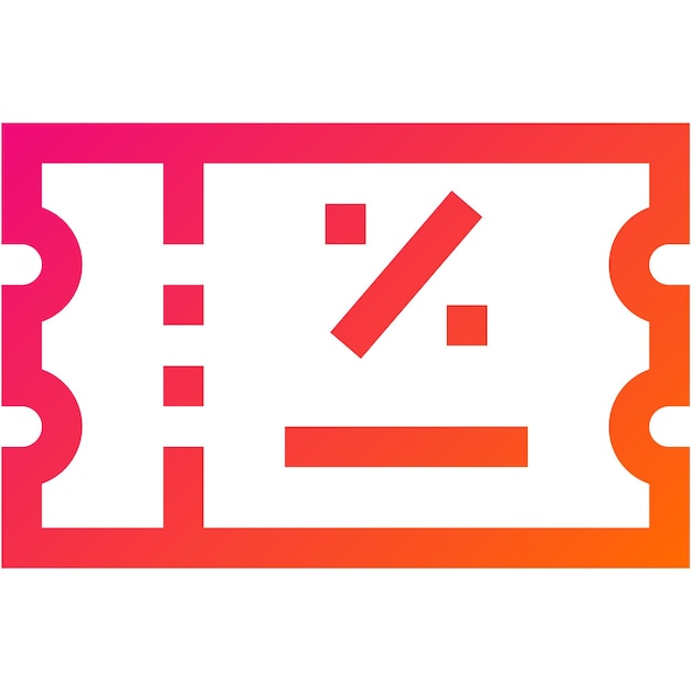 Discount Coupon Vector Icon Design Illustration