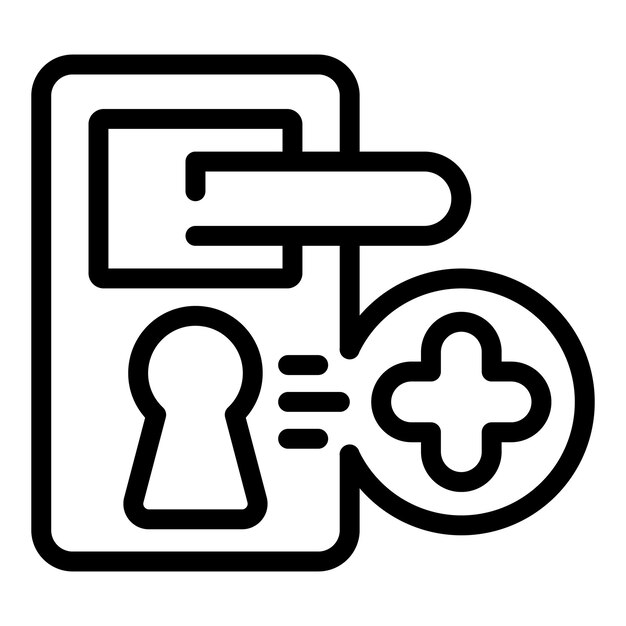 Disinfect door handle icon outline vector Soap clean Spray hand