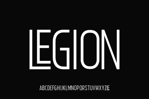 Display alphabet font vector design suitable for headline poster logo magazine and many more
