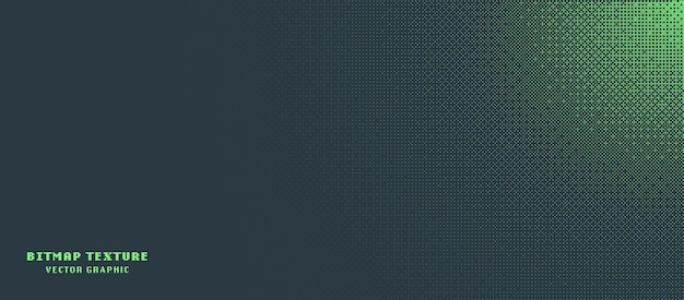 Dither Pattern Bitmap Texture Halftone Radial Gradient Vector Green Abstraction