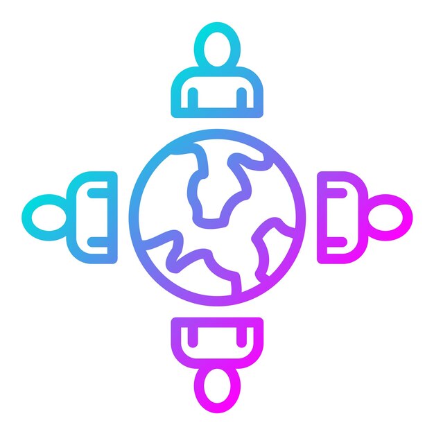 diversity vector icon can be used for core values iconset