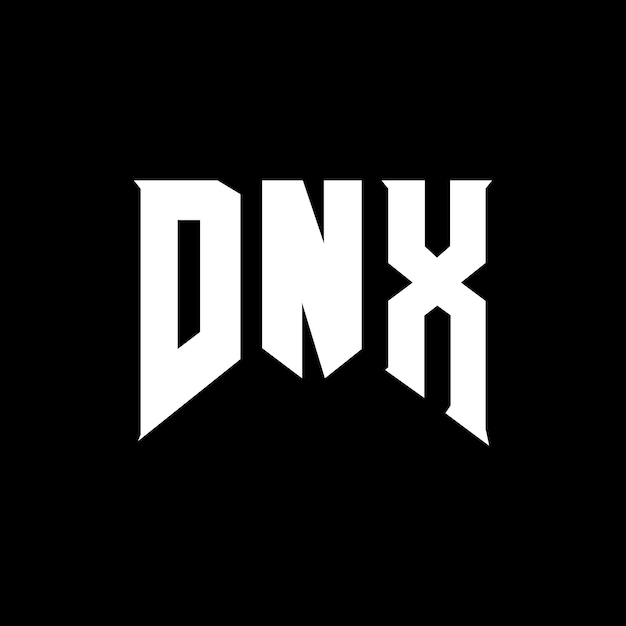 dnx letter logo design for technology company dnx logo design black and white color combination dnx logo dnx vector dnx design dnx icon dnx alphabet dnx typography logo design