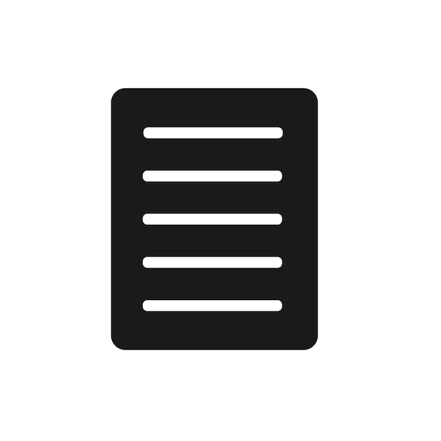 document icon vector flat document symbol illustration vector