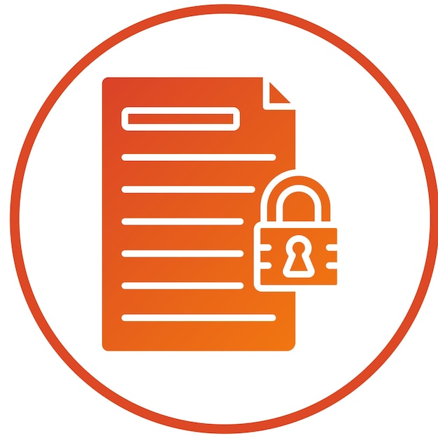 Document Locked Icon Style