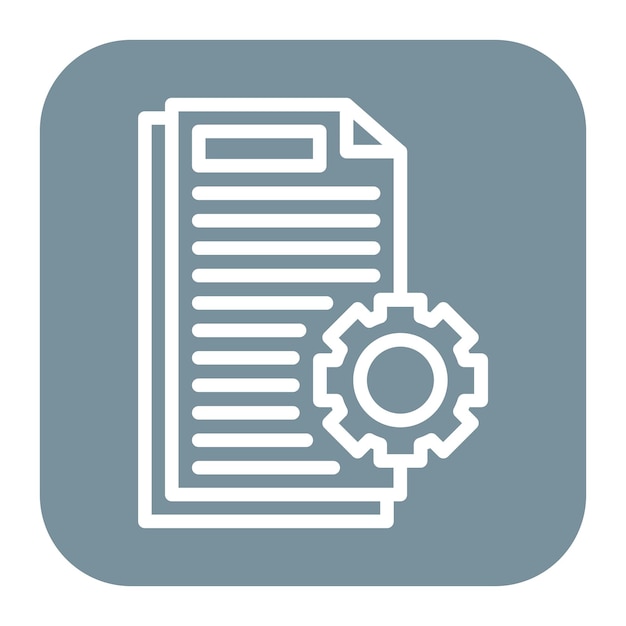 Documents Management icon vector image Can be used for Human Resource