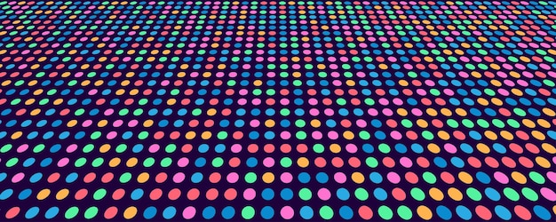 Dots background vector colorful style
