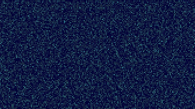 dots texture with noise effect abstract halftone background vector glitch backdrop digital screen with matrix or binary code