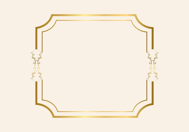 double rectangle frame template, double line frame, draft element, geometric, vector illustration.