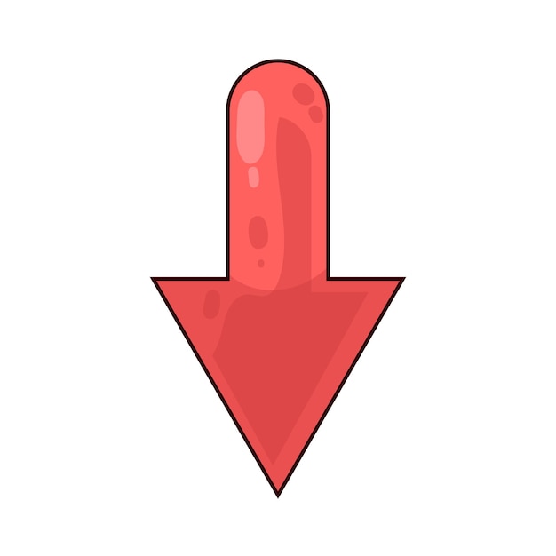 down arrow