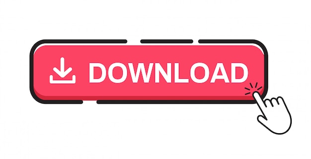 Download button on white background. 