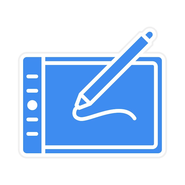 Drawing Tablet icon vector image Can be used for Design