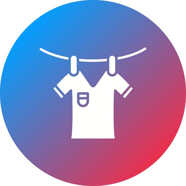 drying clothes icon vector image can be used for hygiene routine