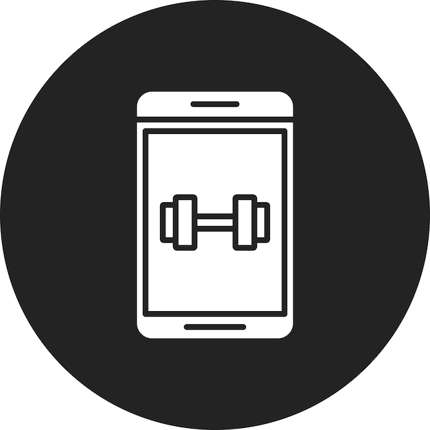 dumbbells icon vector image can be used for workout app