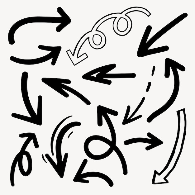 Dynamic abstract arrow collection