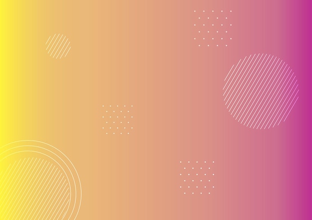 Dynamic Abstract Background with Lines Objects and Gradient Colors