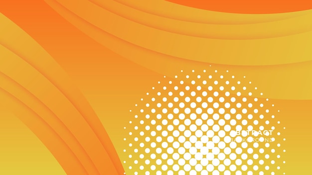 dynamic fluid orange geometric with colorful gradient background