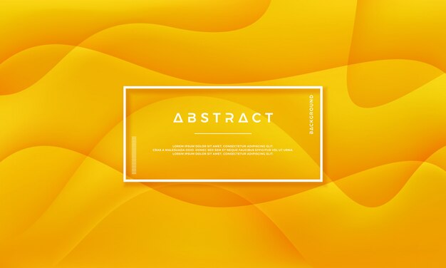 Dynamic Orange Yellow abstract vector background.