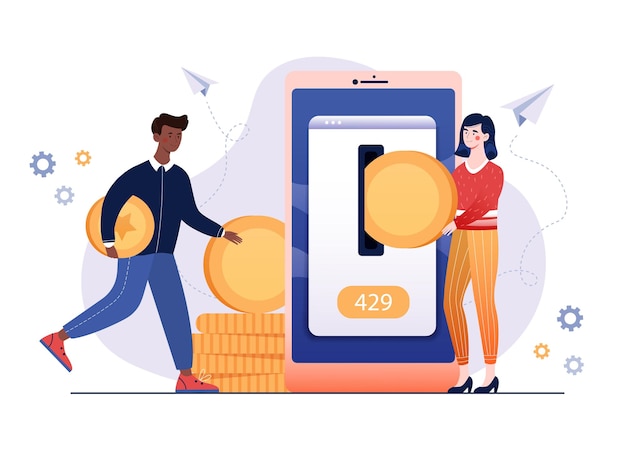 earn point bank bonus card with reward points loyalty program cashback flat abstract metaphor