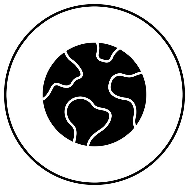 Earth icon vector image Can be used for Education