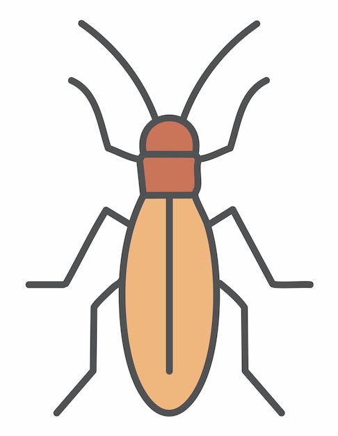 Earwig icon for wildlife and nature world