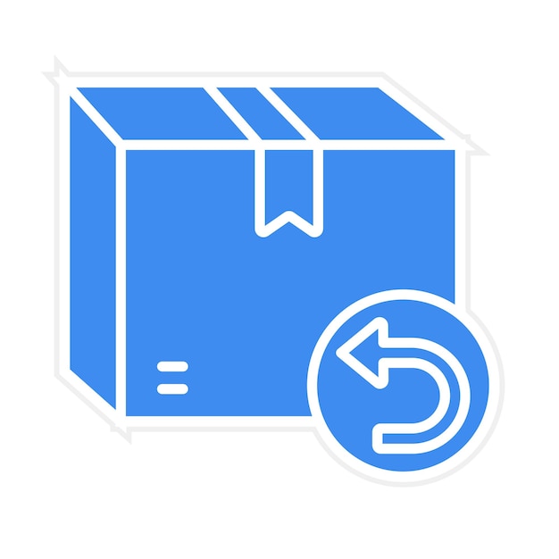 easy return icon vector image can be used for shipping