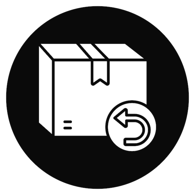 easy return icon vector image can be used for shipping