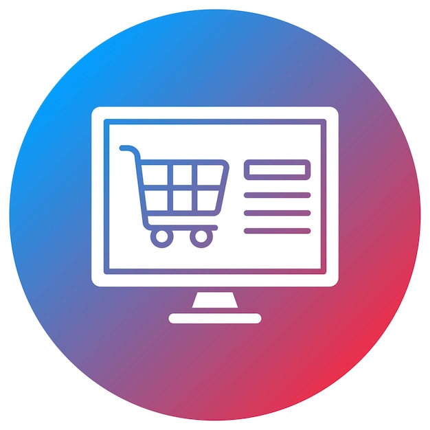 ecommerce platform icon vector image can be used for marketing technology