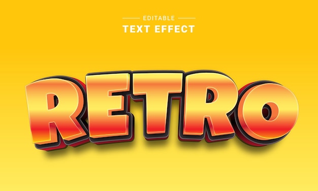 Editable 3d cartoon text effect for illustrator