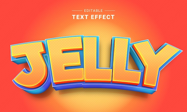 Editable 3d cartoon text effect for illustrator