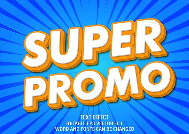 Editable 3d text effect vector Year End Discount style template