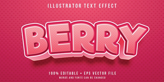 editable font effect text