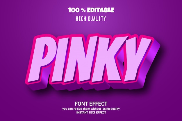editable font effect