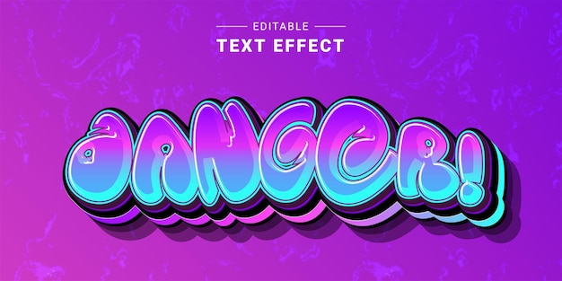 Editable Lettering Text Effect