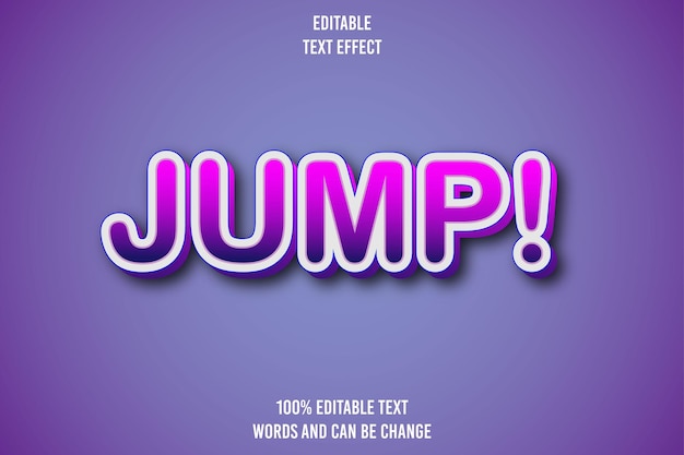 editable text effect 3d emboss modern style