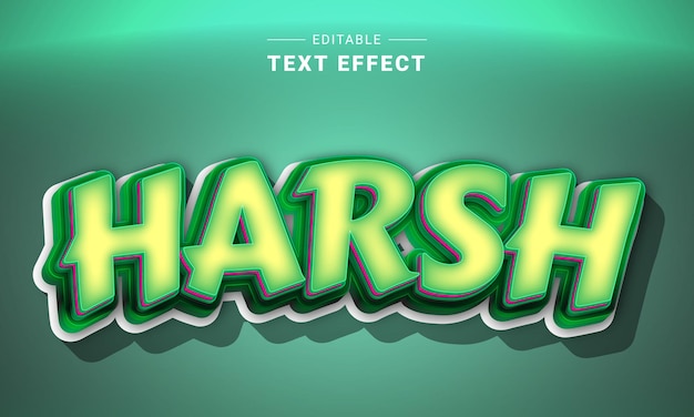 editable text effect for illustrator