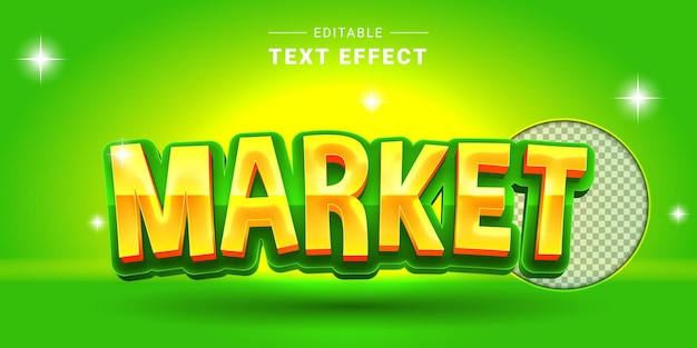 Editable Text Effect Mockup Vector Graphic Style