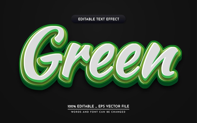 editable text effect