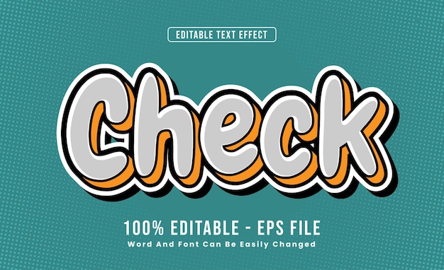 Editable Text Effects Check Words and fonts can be changed