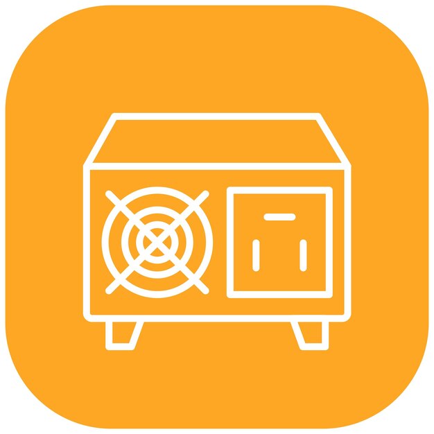 Electro Devices vector icon Can be used for Manufacturing iconset