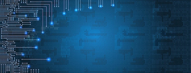 Electronic circuit and binary code