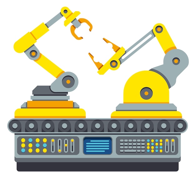 electronic robot arm device complex machinery engineering