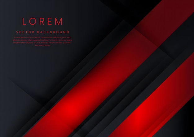 elegant black and red abstract background