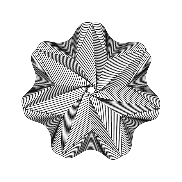 Elegant Guilloche Vector Patterns for Security Design