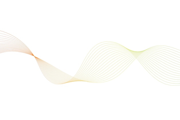 Elegant modern minimal abstract background with wavy lines in black