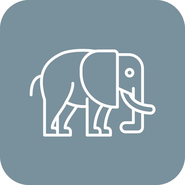 Elephant icon vector image Can be used for In The Wild