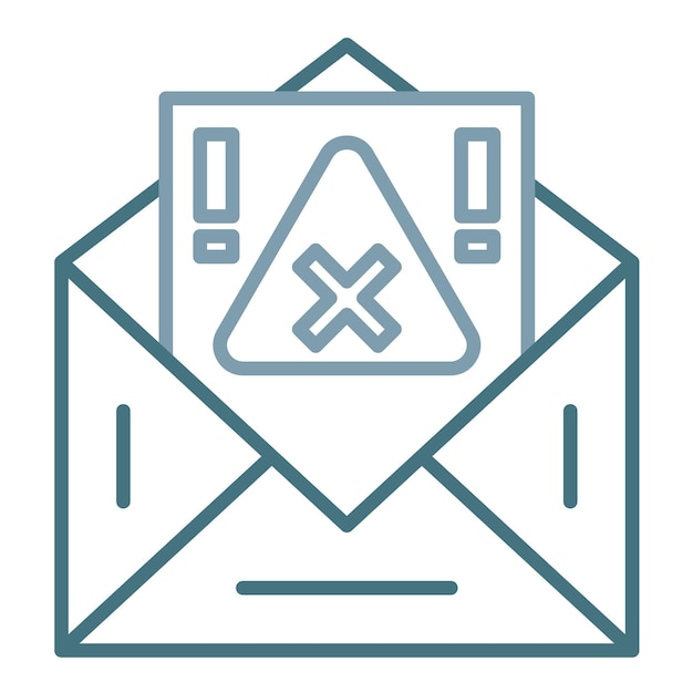 Email Alert Flat Illustration