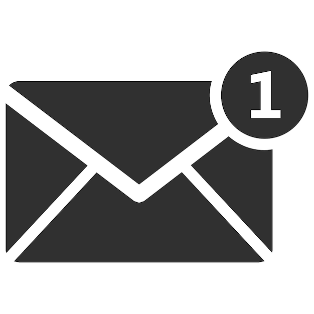 Email icon vector Envelope Mail services Flat syle in trendy design isolated on blank background